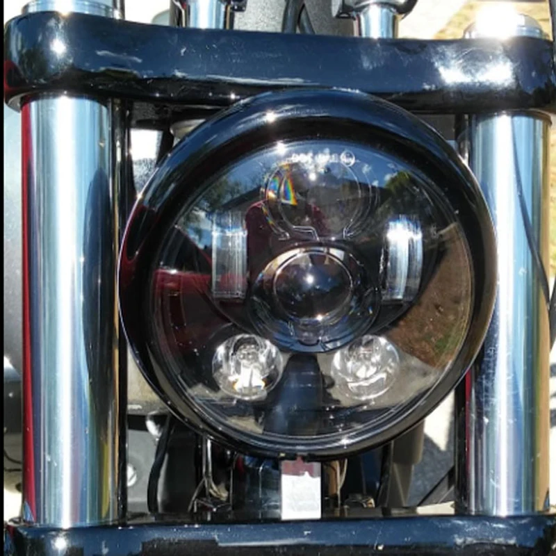 

Фара мотоциклетная светодиодная для Harley Hi/Low Beam, 5,75 дюйма, 5-3/4 дюйма