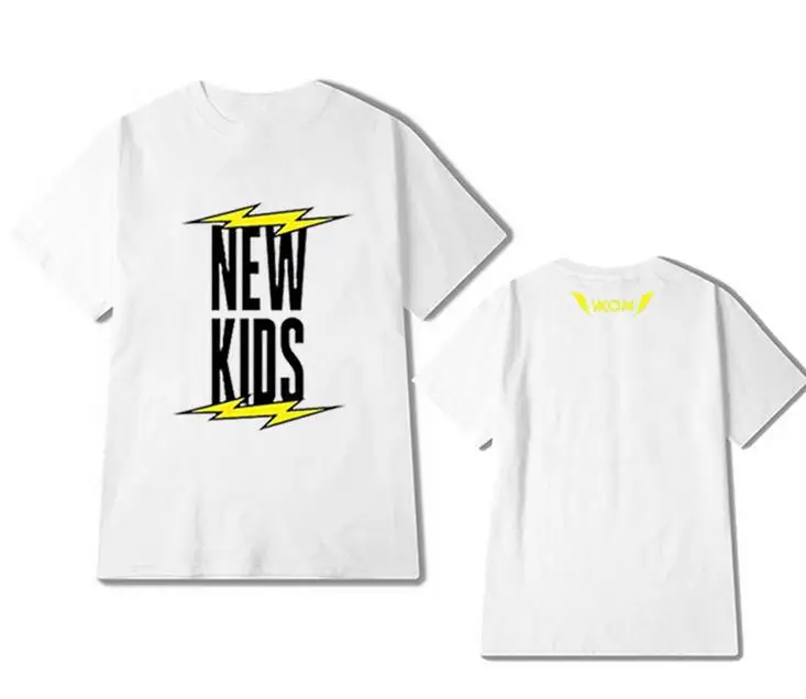 Ikon/Новая Детская футболка с круглым вырезом и короткими рукавами в Корейском