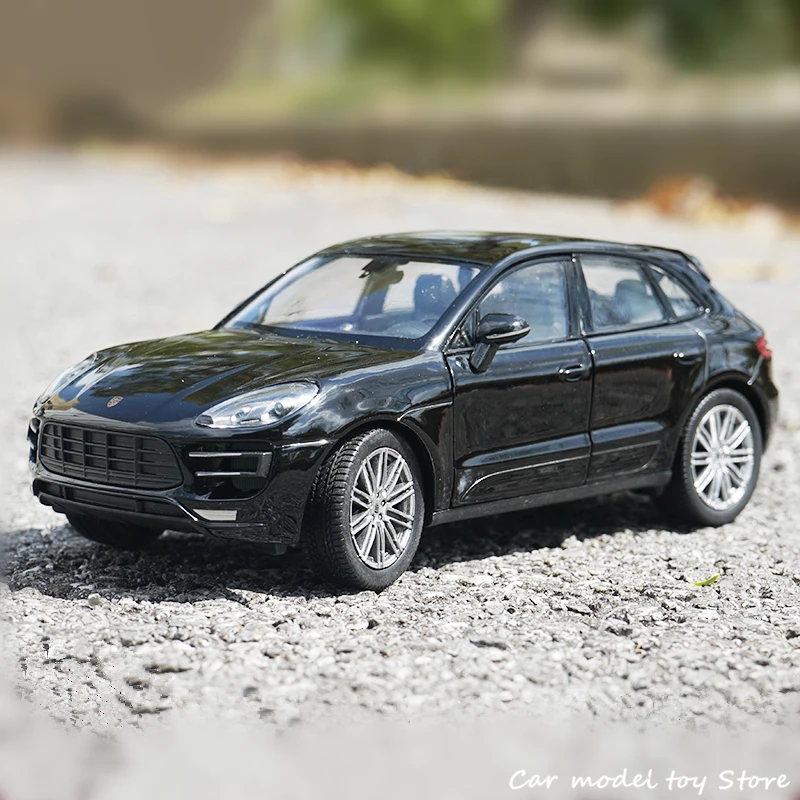 Модель автомобиля WELLY 1:24 Porsche Macan Turbo из сплава декоративная коллекция игрушечные