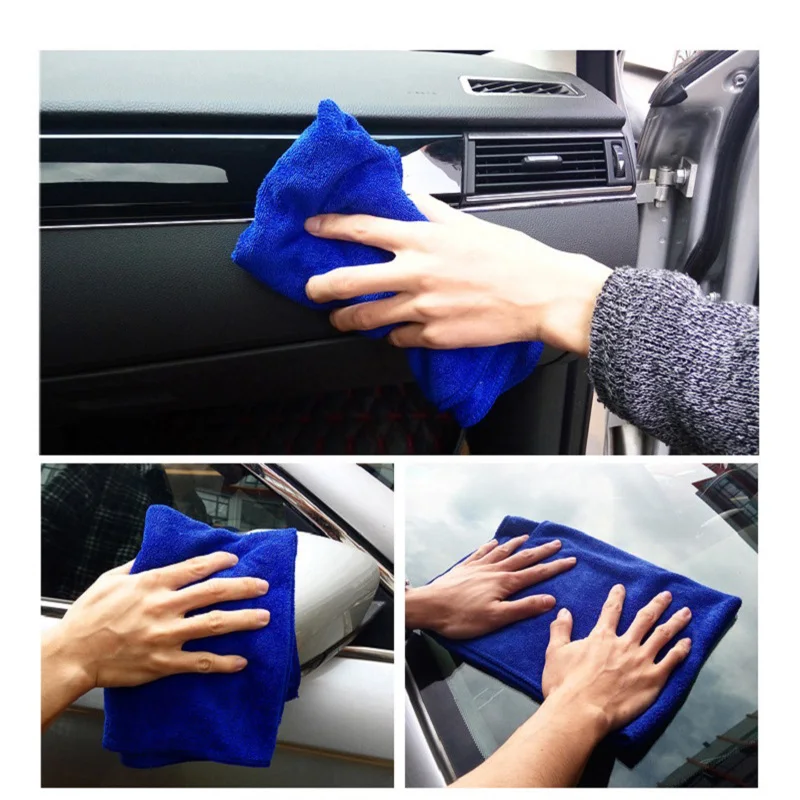 2pcs Microfibre Cleaning Auto Soft Cloth Washing Towel Duster 70*30cm hairdresser Car Home Micro fiber Towels |