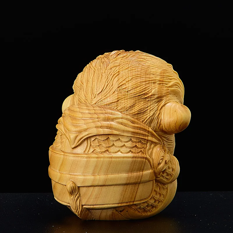 Деревянная скульптура в стиле фэн шуй 7 см|Статуи и скульптуры| |