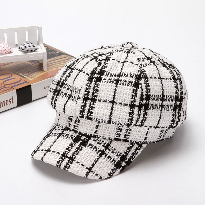 

Berets Caps for Women Hats Fall ladies hats 2021 Woolen hat Designer winter fedora Hat bonnets for women Octagonal Newsboy Hats