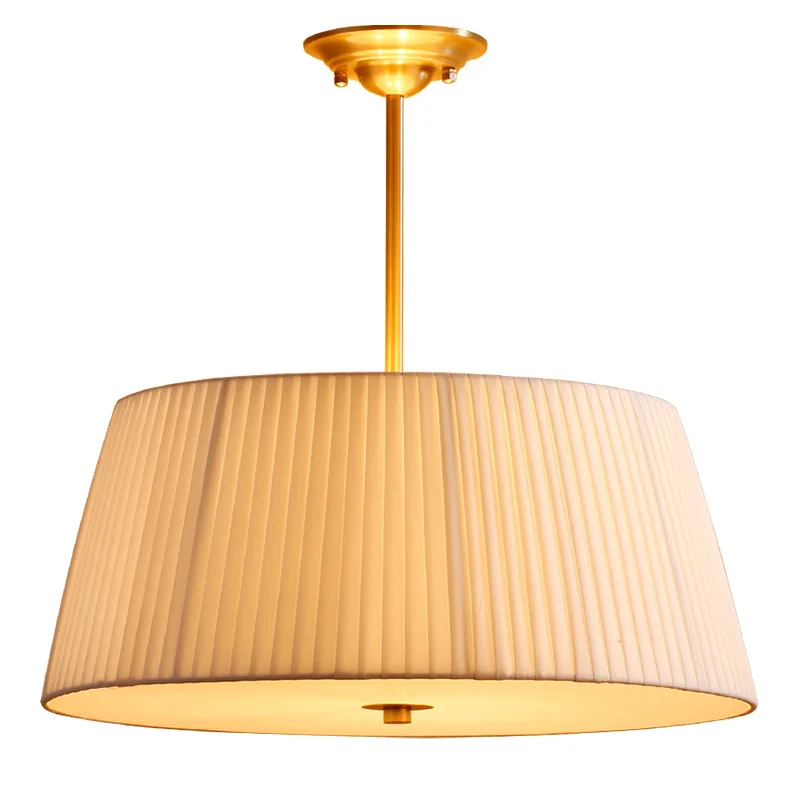 

Американский круглый потолочный светильник латунный светильник для столовой простой кабинет Столовая Спальня Коридор Золотой потолочный ...