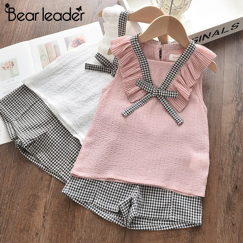 Bear Leader/комплекты одежды для девочек Новая брендовая одежда комплекты детской в