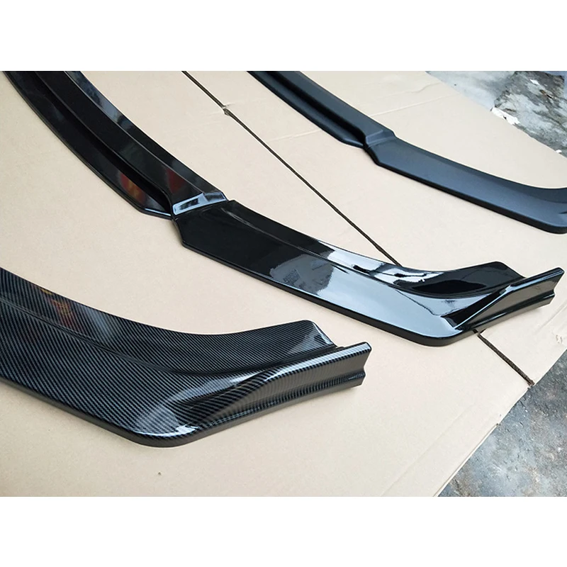 

Front Bumper Spoiler Protector Plate Lip Body Kit Carbon Surface Chin Shovel Contrast Color Design For Kia Optima K5 2014 - 2017