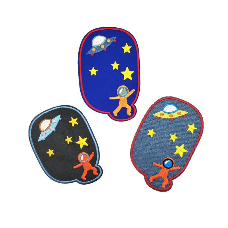 5шт. вышивка патч ткань наклейки детские джинсы ремонт коленных дыр S78 on.