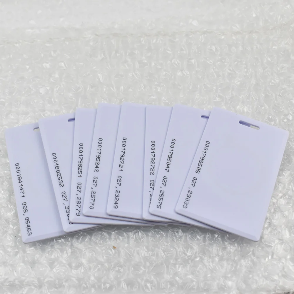 50 шт./лот 125 кГц rfid тег EM ID TK4100/EM4100 толстая карта система контроля доступа RFID |