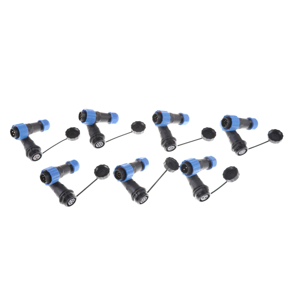 1 шт. медный соединитель SD16 тип IP68 Кабельный штепсельная вилка и гнездо 2 3 4 5 6 7 9