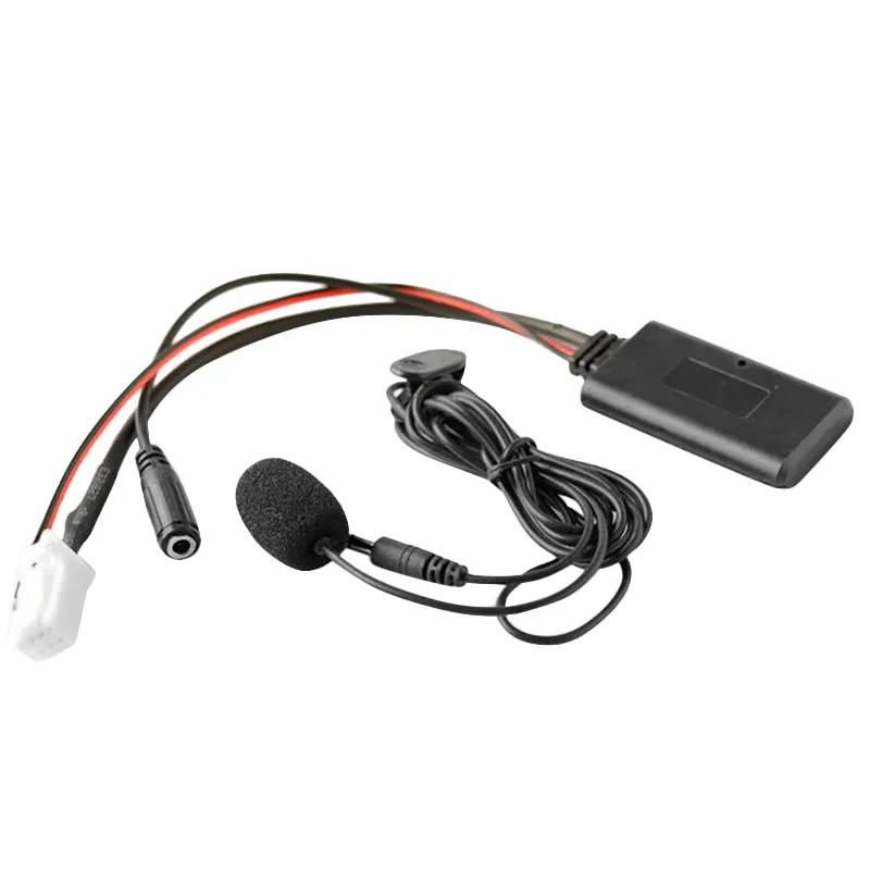 Автомобильный Bluetooth 5 0 Aux вход аудиокабель микрофон адаптер громкой связи 8Pin