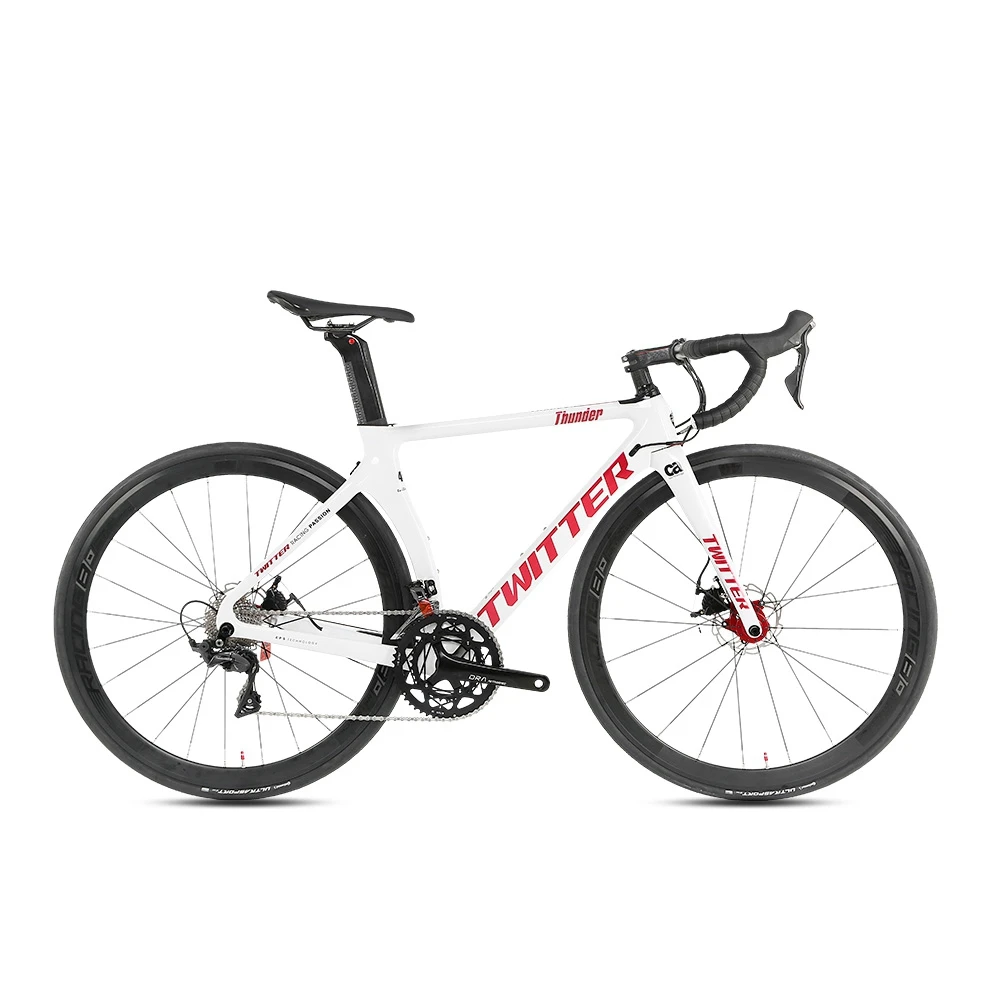 

TWITTERbicyclesThunder Shimano105 kit R7000-22speed T800fiber ременной обод Гидравлический дисковый тормоз bicicleta carbon road bike bicicleta