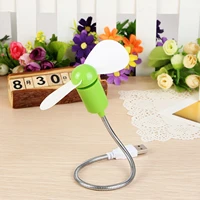 mini flexible bendable usb fan for power bank laptop pc charger portable hand fan computer summer serpentine curved fandp4