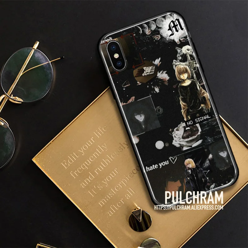 Mihael Kehll Mello аниме-стекло мягкий силиконовый чехол для телефона iPhone SE 6s 7 8 Plus X XR XS 11 12