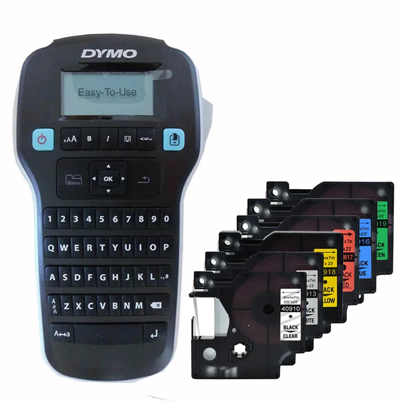 Принтер Этикеток Dymo LM160 для D1 6/9/12 мм кассета этикеток Plus 40910 40913 40916 40917 40918 40919 ленты