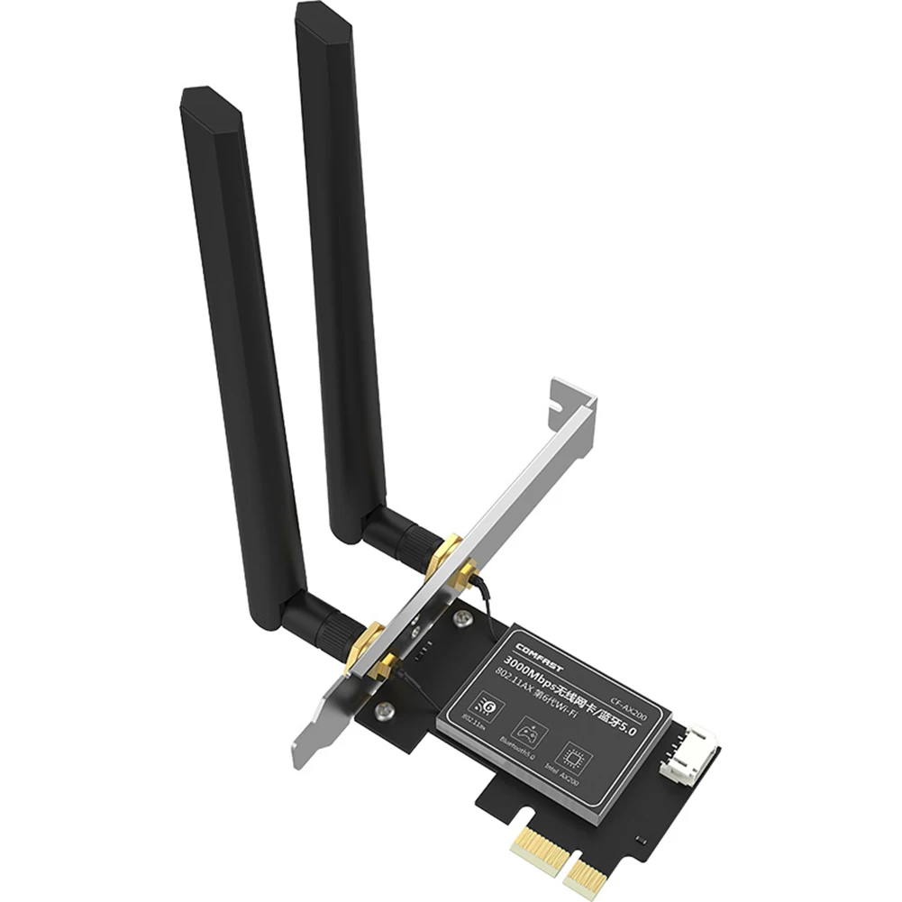 COMFAST AX200 PCIE X1 Dual Band Беспроводной сетевая карта 2 4 ГГц Wi Fi 5 Bluetooth 0 6 адаптер приемник