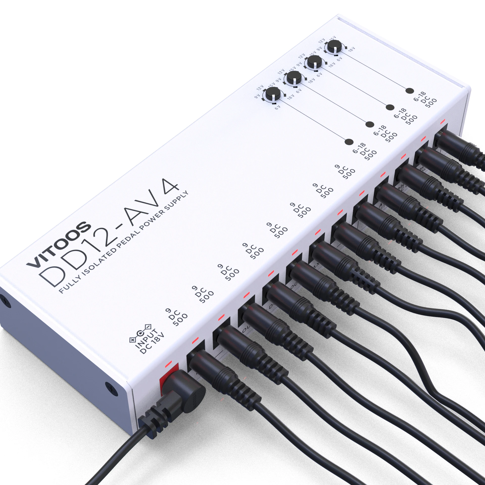 VITOOS DD12 AV4 блок питания с педалью эффектов полностью изолированный фильтр