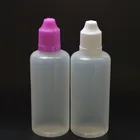 Пластиковая бутылка-капельница 60 мл, игольчатая бутылка с крышкой для защиты от детей, длинный тонкий наконечник для пустой бутылки для жидкости