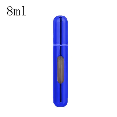 8ml Blue 5 мл 8 мл многоразовый мини флакон-спрей для духов Алюминиевый распылитель портативный дорожный косметический контейнер флакон для духов - Цвет: 8ml Blue