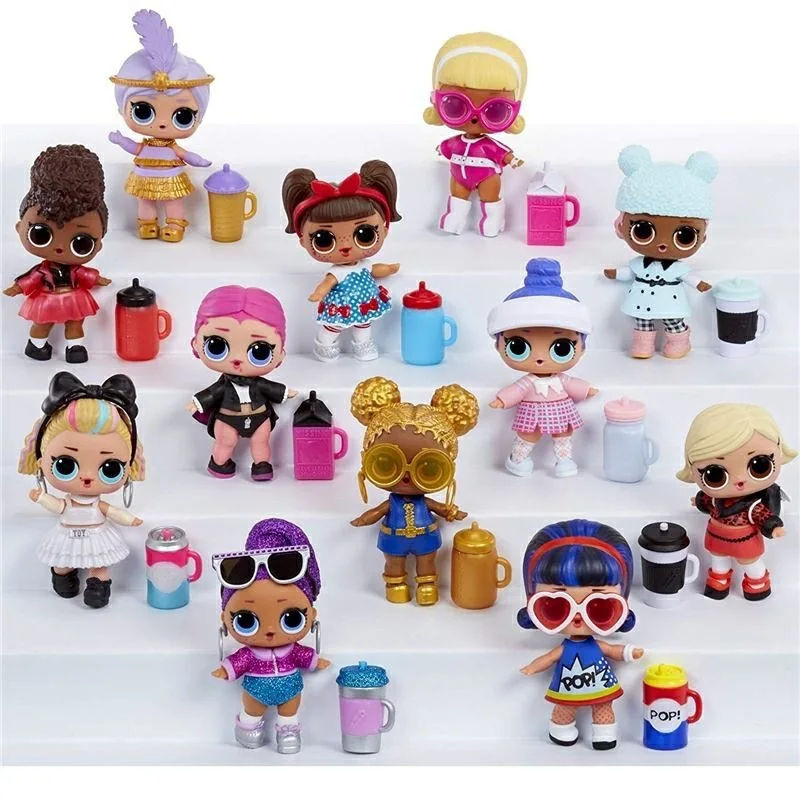 

9.5cm Lol Surprise Beautiful Hair Doll 5 Generation DIY Manual Blind Box Fashion Model Doll Toy Gift Lol Dolls Girl Toys