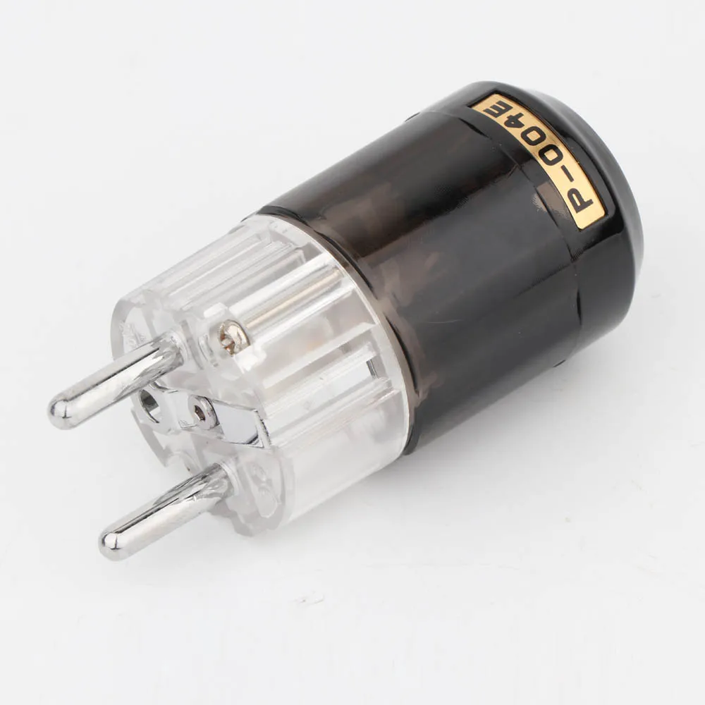 2 шт. высококачественный родиевый Штекерный разъем питания P004E Schuko EU | Электроника