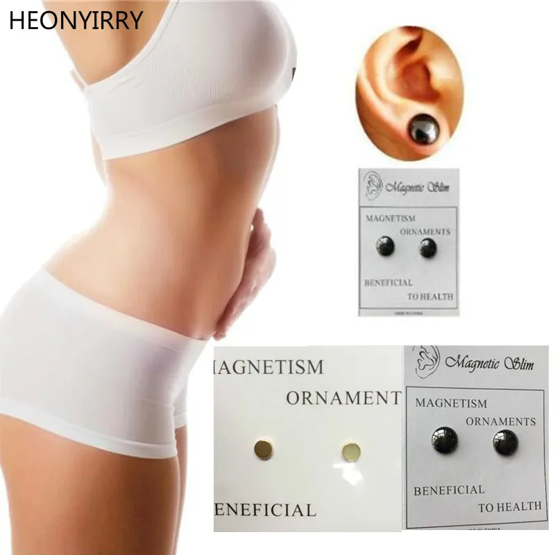 Магнитные серьги для похудения тонкие Пластыри магнитные магниты здоровья