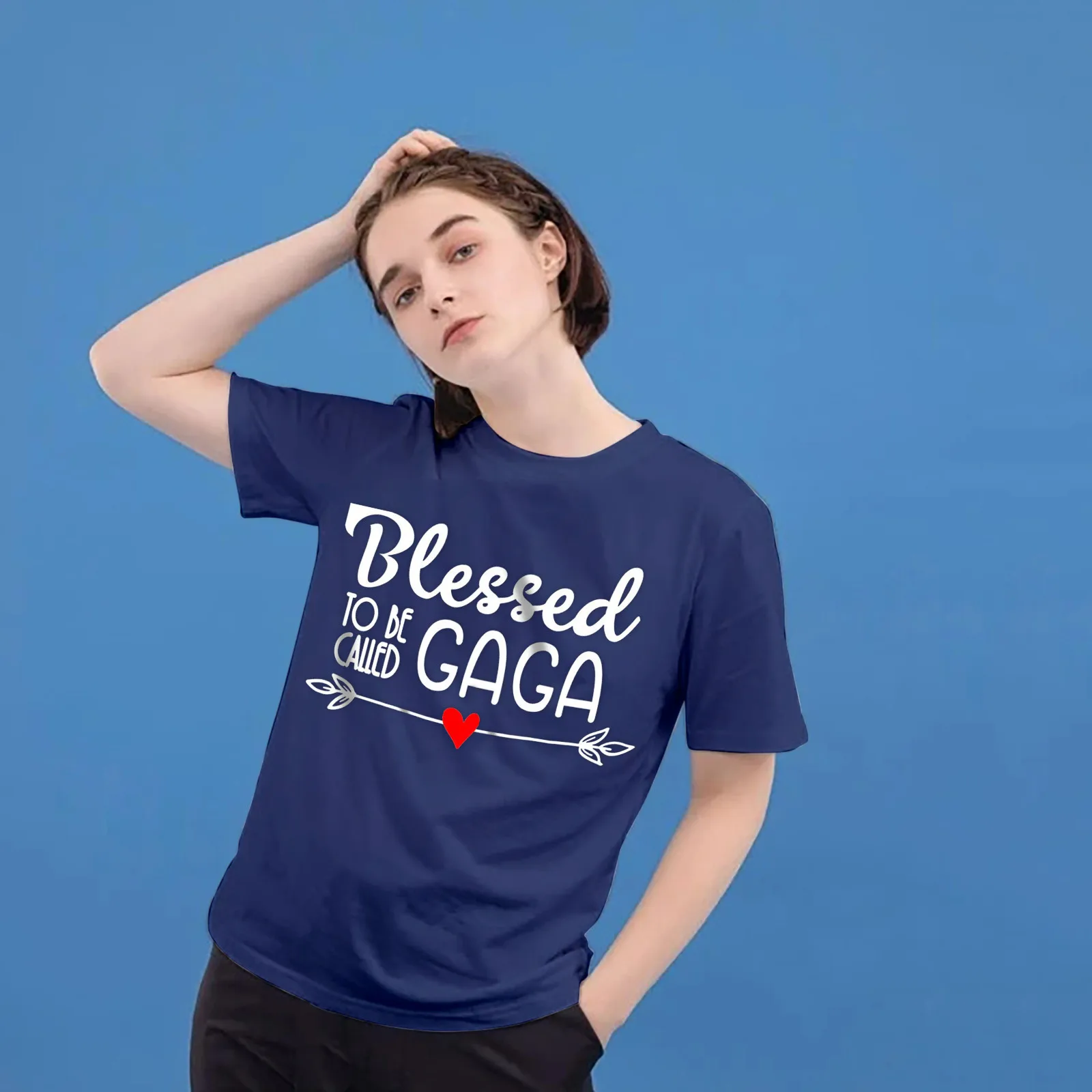 

Новые модные блузки для женщин с коротким рукавом Повседневная плинтованная футболка, Т-Свободная блуза Топ Y2k Harajuku с круглым вырезом и прин...