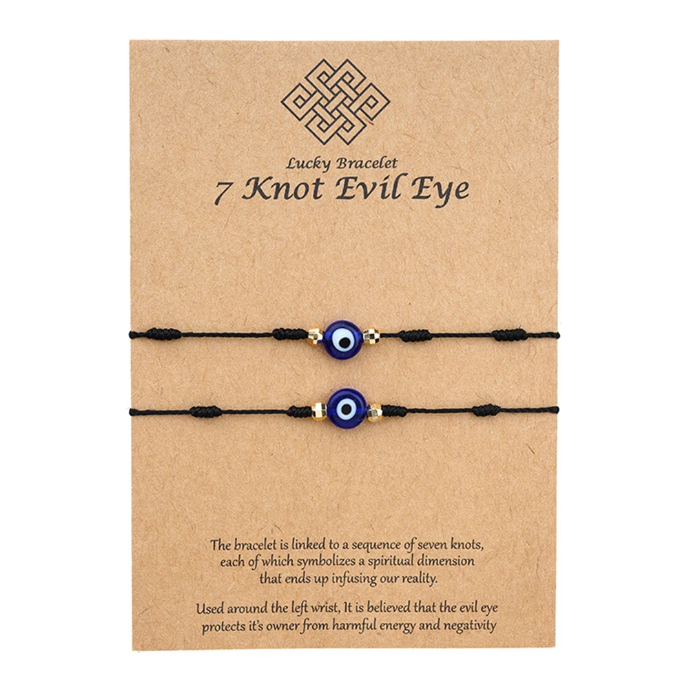 Браслеты сглаза с картой ювелирные украшения в турецком стиле красной нитью 7