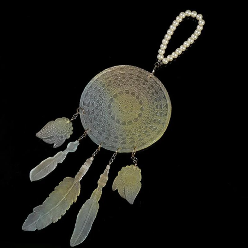 

Crystal Epoxy Resin Mold Dream Catcher Casting Silicone Mould DIY Crafts Tool C7AE