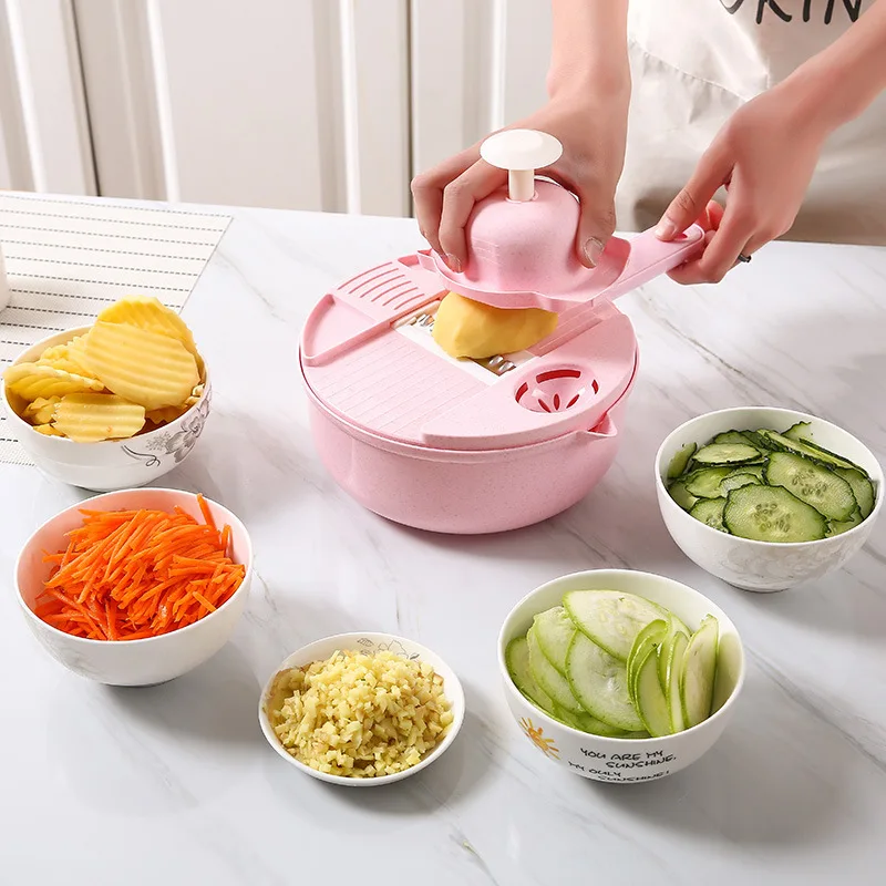 

Multi-Function Cutting Food Potato Carrot Veggie Grater Chopper Kitchen Cutting Machine Cheese Grater Slice artifact