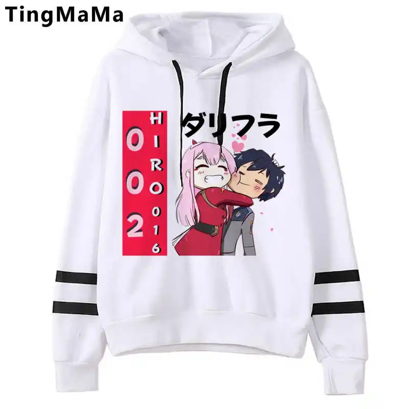 

Darling in the Franxx Zero Two hoodies male printed anime men pullover clothing printed