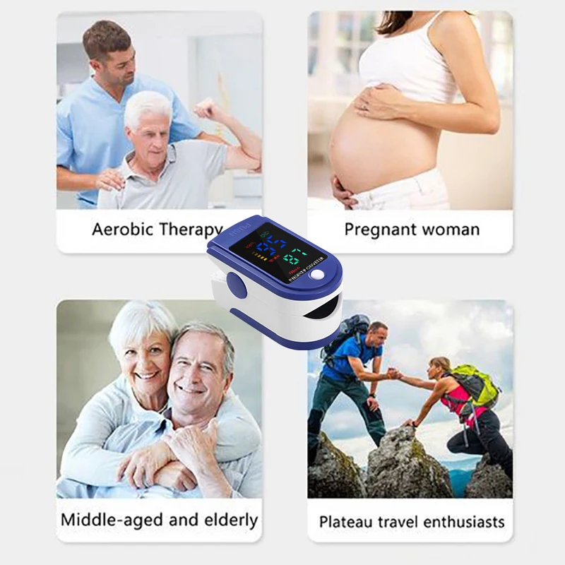 Digital Medical Portable Finger Pulse Oximeter With Bag blood oxygen Heart Rate Saturation Meter Oximetro de dedo |