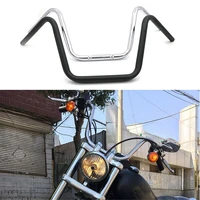 25mm motorcycle handlebar super high for xl883 xl1200 x48 dyna softail retro motorbike scooter cruiser bobber classic handle bar