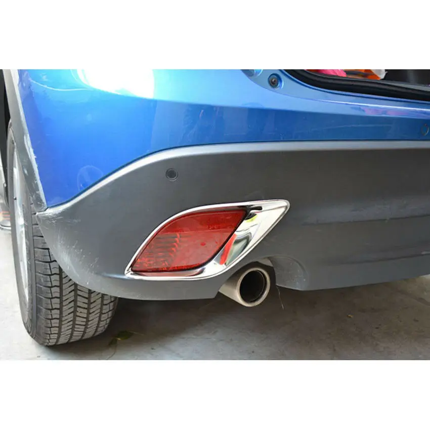 

ABS Chrome Car Back Rear Fog Light Lamp Cover Trim For Mazda CX-5 2012 - 2016
