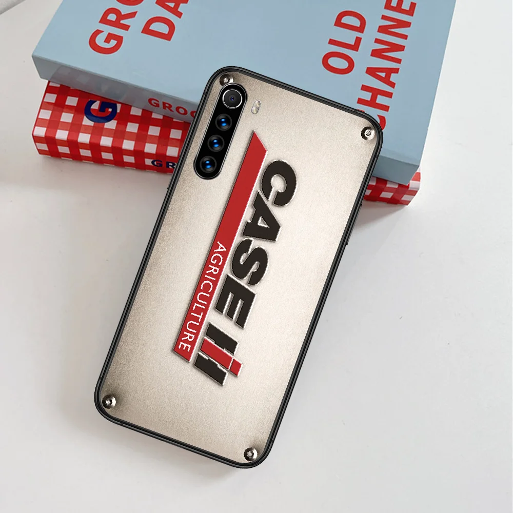 

CASE IH Tractor Car Logo Phone Case For Xiaomi Redmi Note 7 8 8T 9 9S 4X 7 7A 9A K30 Pro Ultra black Cover Luxury Waterproof