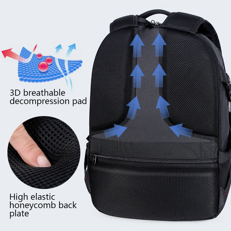 Мужской многофункциональный рюкзак с usb зарядкой Модный деловой Повседневный