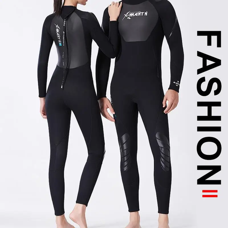 

Life Jackets Sport Swimsuit Snorkeling Suit Outdoor Prop 3.0mm Black SCR Neoprene Costume Clothing Wetsuit Durable DIVESIAL