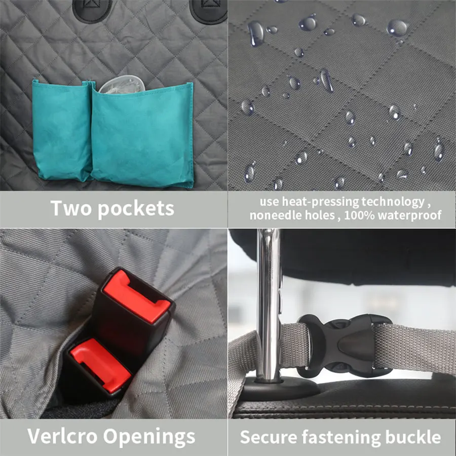 Чехол для на автомобильное сиденье перевозки собак Водонепроницаемый заднего