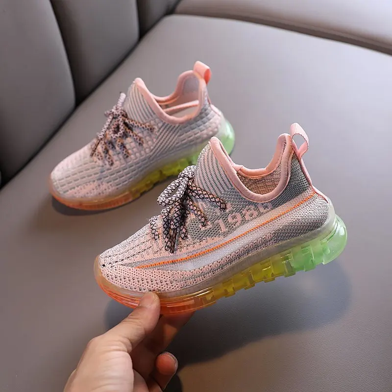 Кроссовки для мальчиков и девочек разноцветные на весну-лето | Детская одежда