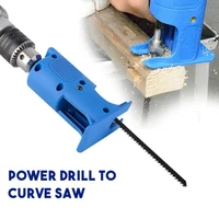 electric drill to electric saw adapter for hand held portable reciprocating saw wood metal cutting adapter for band saw blade