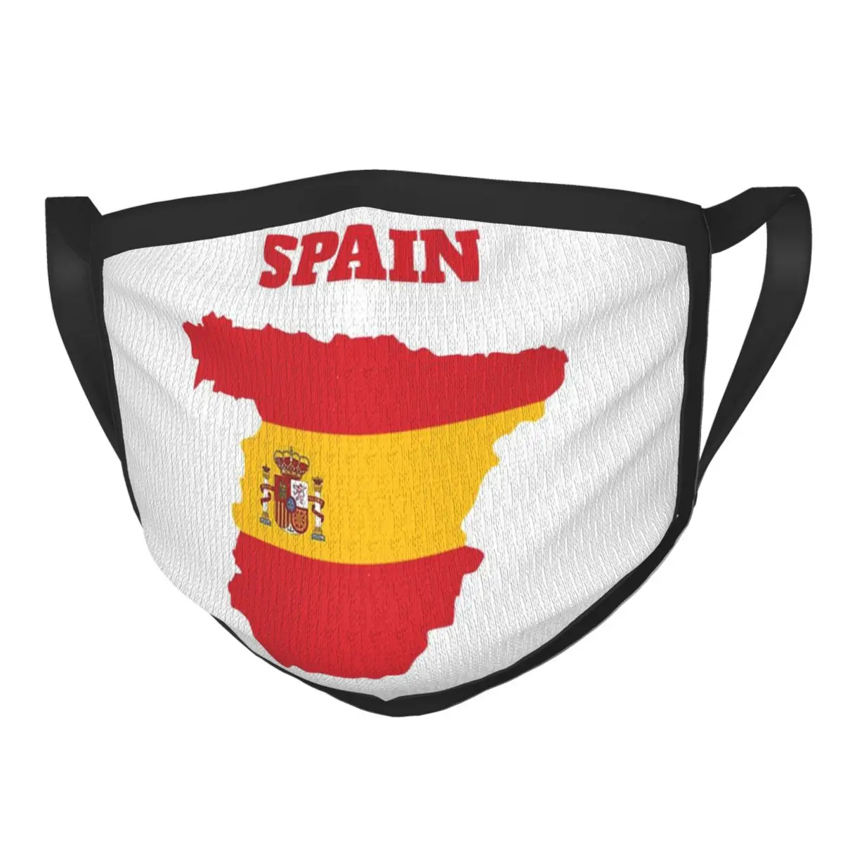 

Маска для лица одноразовая с испанским флагом Испании