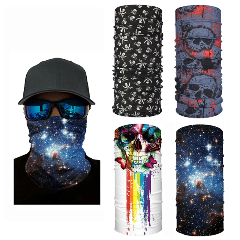 

Snailify Halloween Face Mask 3D Neck Gaiter Shield Scarf UV Protection for Motocycling Riding Cycling Fishing Face Sun Mask