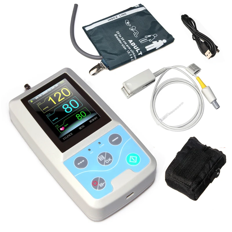 FDA CONTEC PM50 портативный монитор для определения жизненно важных признаков пациента