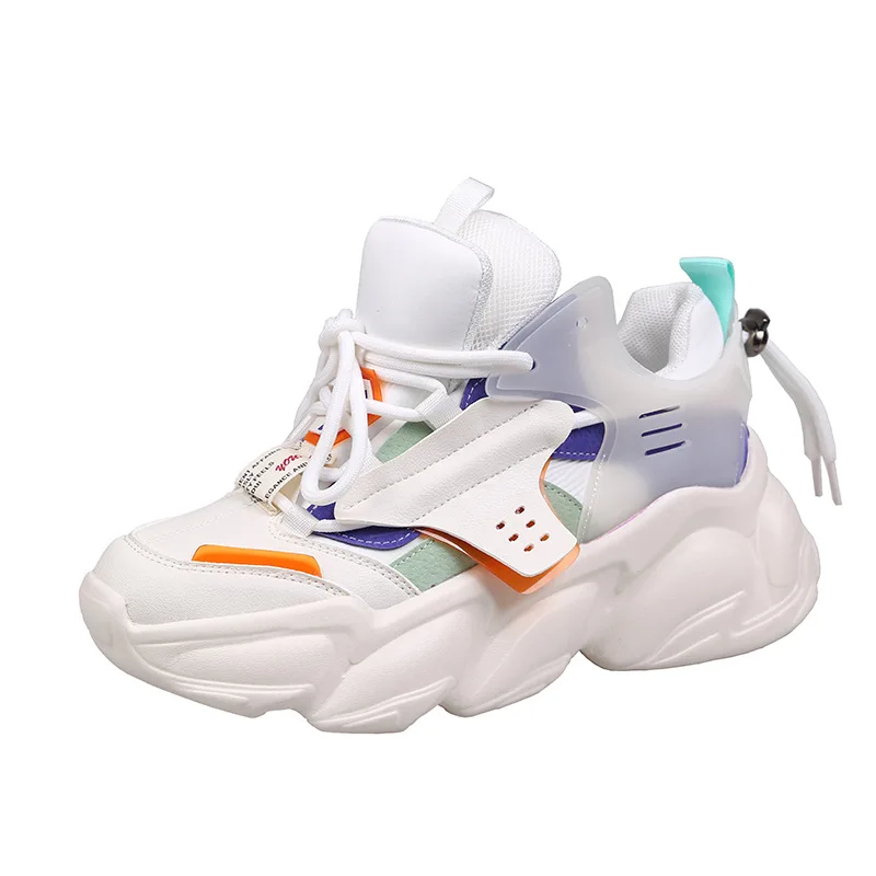 

Dad Shoes for Women Spring New Arrival Color Matching Casual Student Shoes Platform Running Sneakers Shoes Women Summer