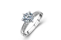 starszuan pretty engagement fashion18k gold ef moissanite ring high quality ef moissanite ring for women