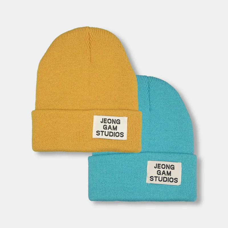 

Beanie Hats for Women Knitted Solid Label Keep Warm Skullies Winter Hat Flexible Black White Hats for Men Beanies Bonnet Homme