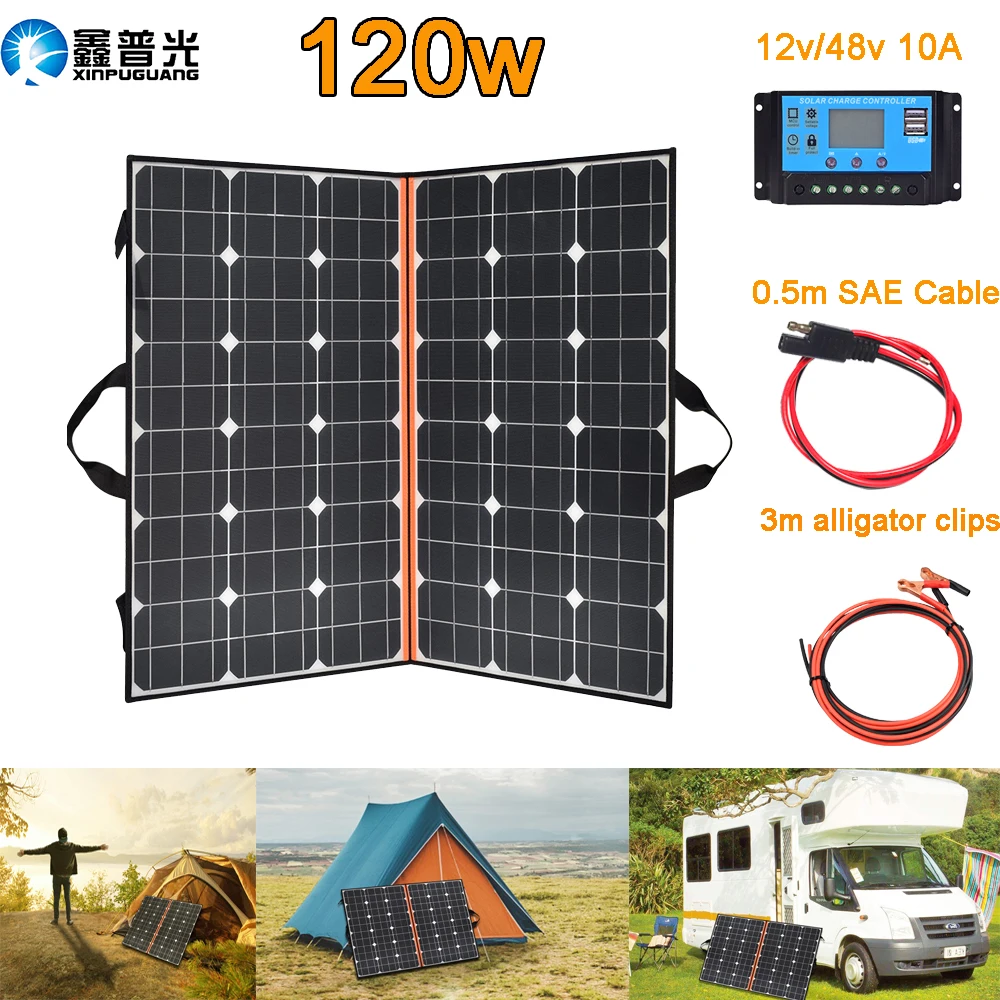 солнечная батарея на телефон Солнечная панель 12 В в комплекте 150 Вт 140 120 складное