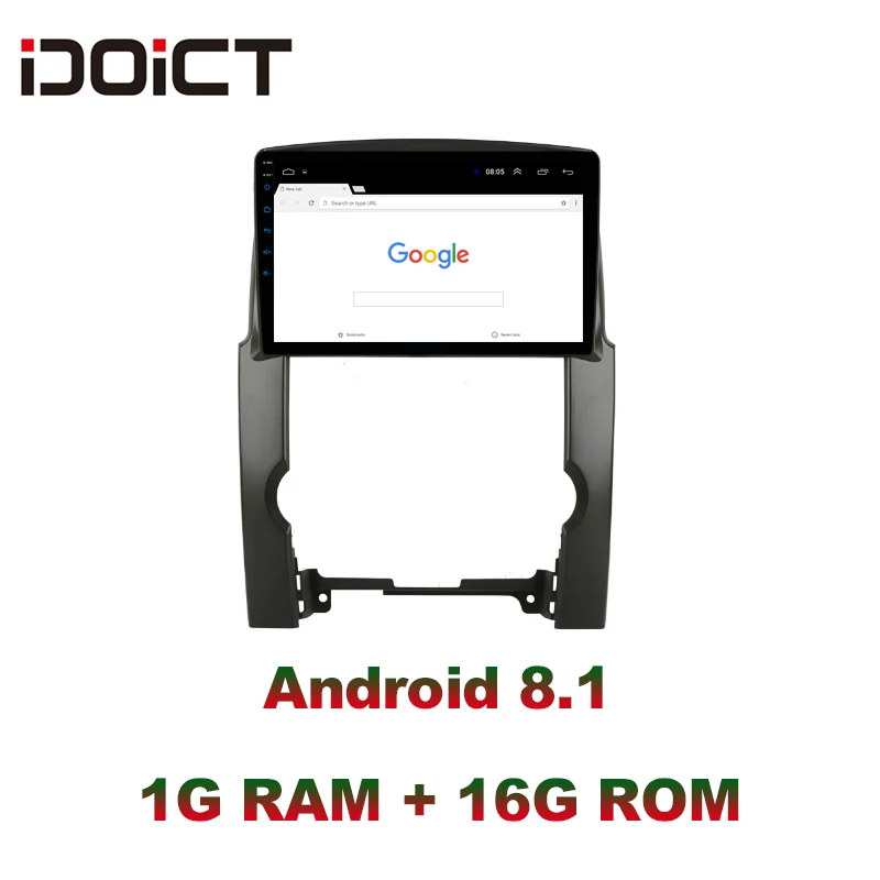 Автомобильный DVD плеер IDOICT Android 8 1 GPS навигация мультимедиа для KIA Sorento Radio 2009 2012