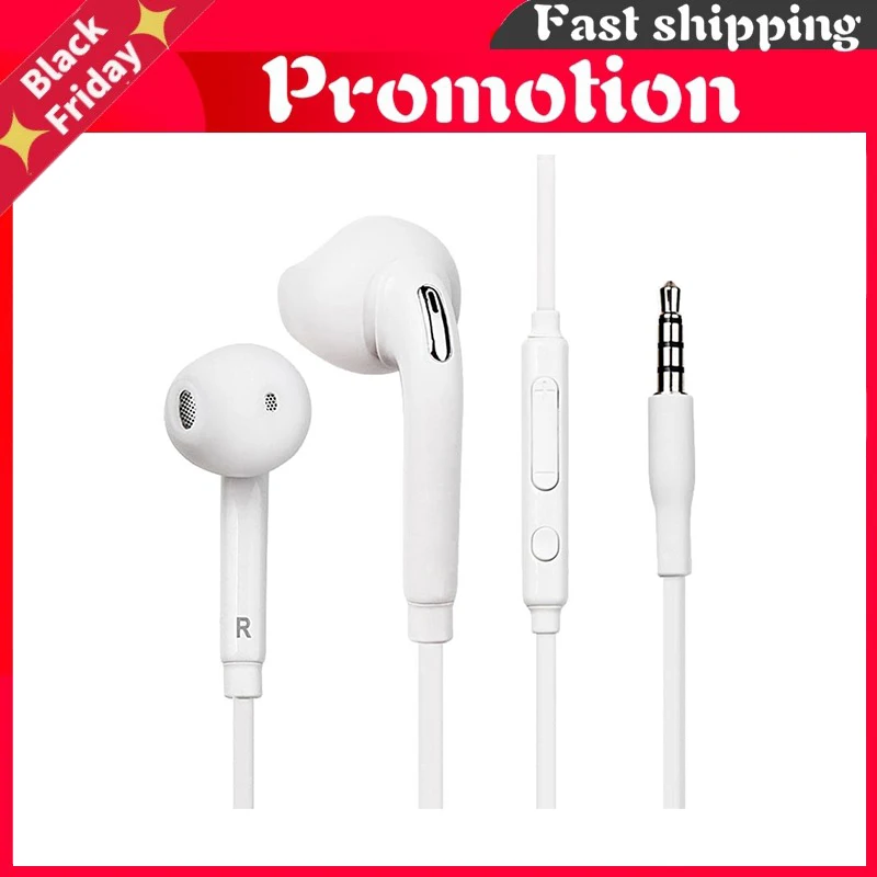 

1PCS 3.5mm Wired Headphones Music Sport Gaming Headset With Mic Bass Earbuds Stereo Earphone For Samsung Galaxy S6 Headphones