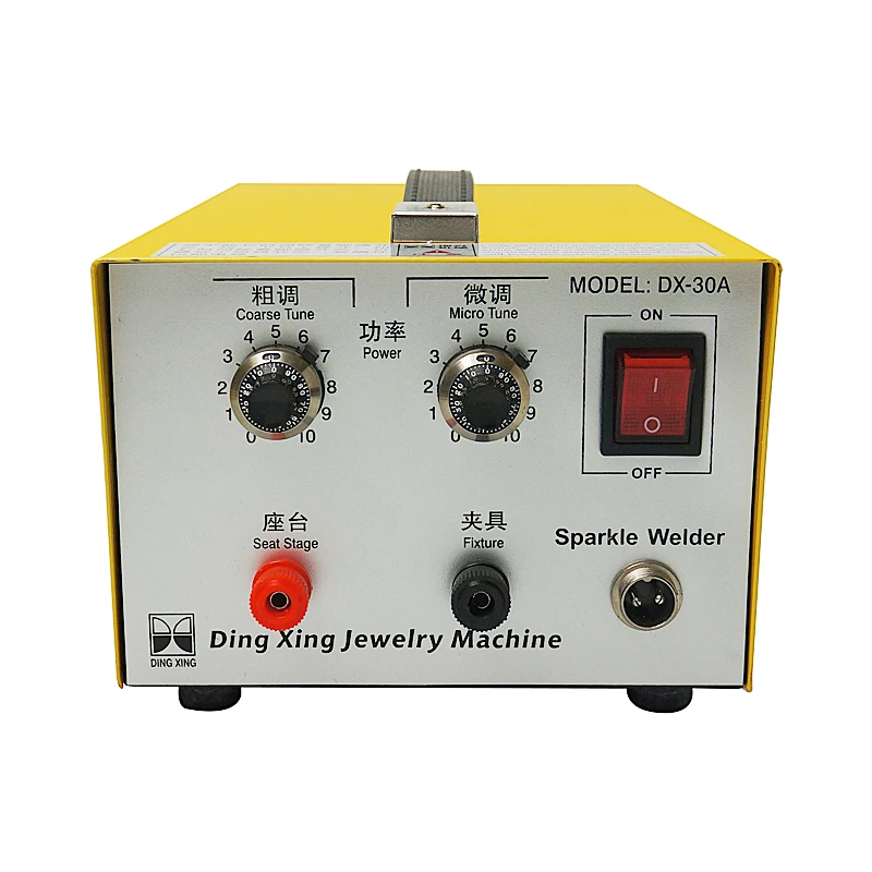 DX-30A ручной лазерный точечный сварочный аппарат с вольфрамовой иглой для пайки ювелирных изделий