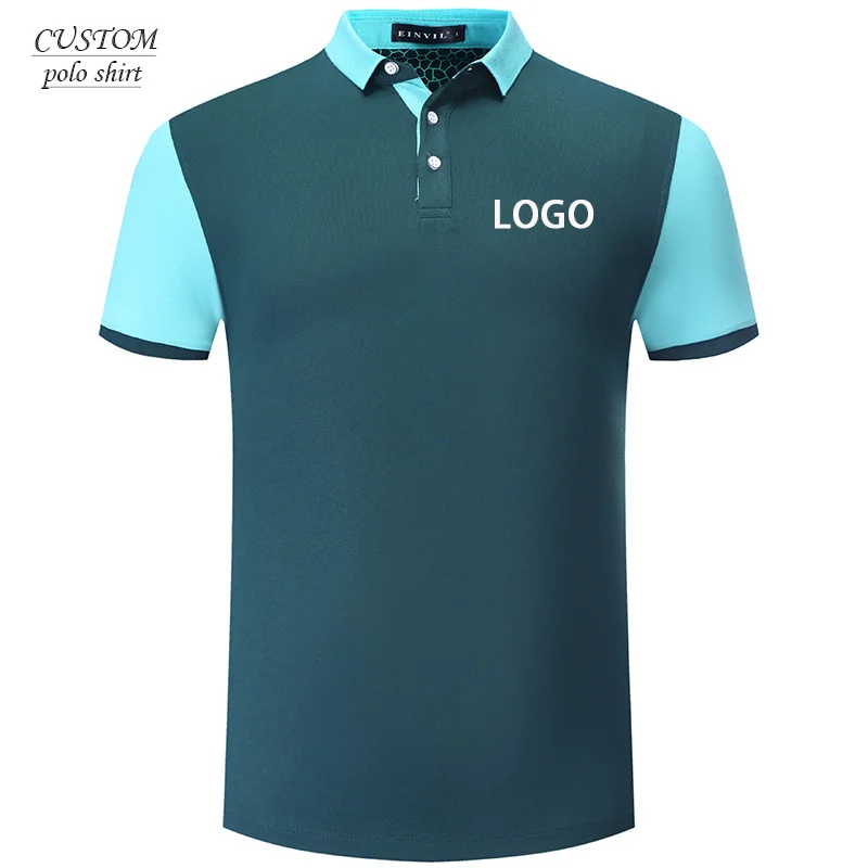 Персонализированная Мужская рубашка поло для активного отдыха с вышивкой