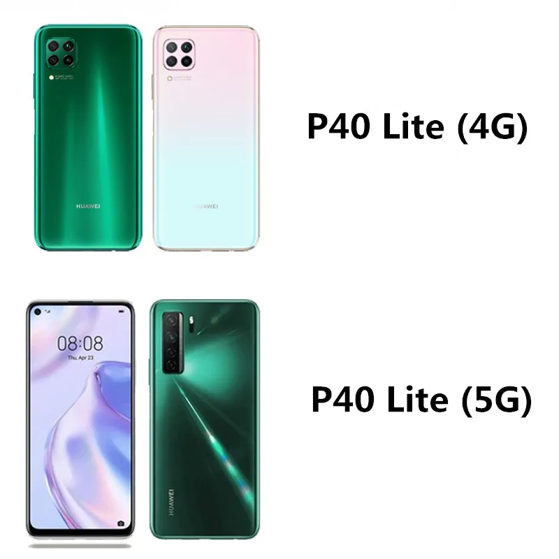 Роскошный зеркальный чехол для Huawei P40 Lite тонкий противоударный жесткий из